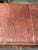 Rustic Leather Storage Ottoman, Cognac For Sale - Image 12 of 12