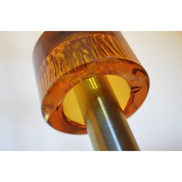 Glass and Metal Floor Lamp by Carl Fagerlund for Orrefors, Sweden, 1970s For Sale - Image 15 of 18