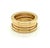 Bulgari Mid 20th Century Bvlgari B.zero1 Three-Band Ring in 18k Yellow Gold Size EU 49 US 4.5 For Sale - Image 4 of 6