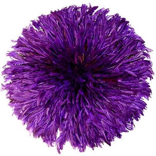 Ceremonial Purple Juju Hat Wall Hanging For Sale