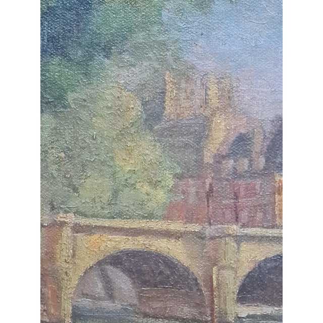 Impressionist Artist, The Pont Neuf, Paris, 1920, Oil Painting For Sale - Image 4 of 8