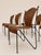 Mid-Century Wicker and Iron Dining Chairs attributed to Frederic Weinberg, 1950s, Set of 6 For Sale - Image 9 of 16
