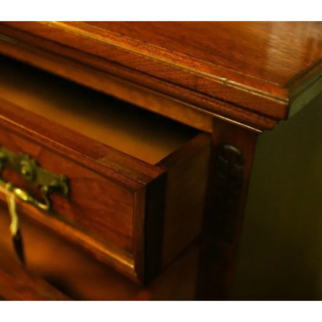 Victorian Mahogany Library Cabinet from Hobbs and Co For Sale - Image 6 of 15