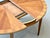 Round Extendable Cherrywood Table with Star Veneer, 1950s For Sale - Image 14 of 16
