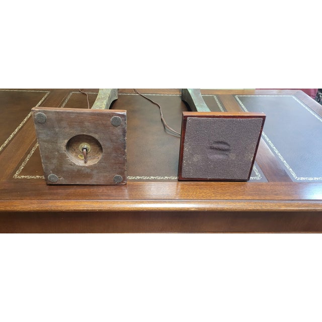 1980s 1980s Bronze Moden Table Lamps - a Pair For Sale - Image 5 of 8