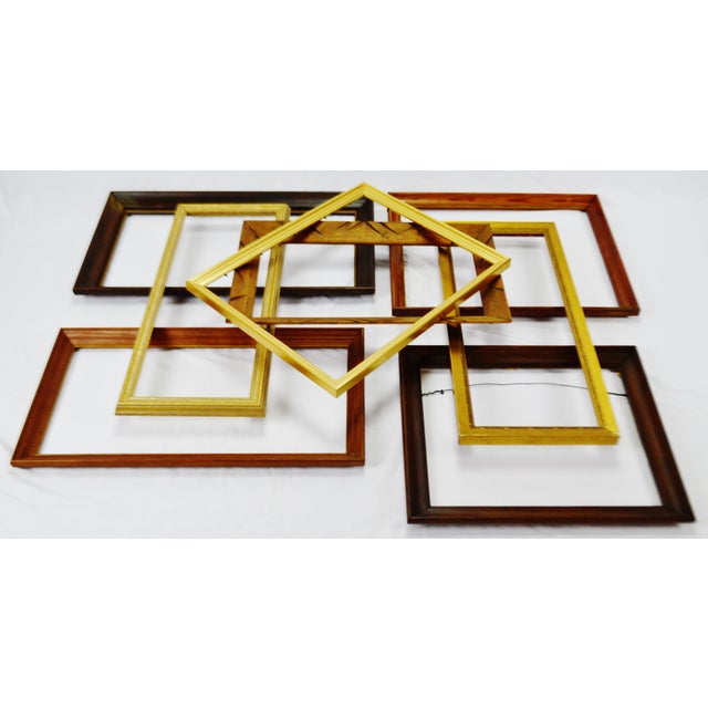 Various Sized Vintage Picture Frames Group of 8 Chairish