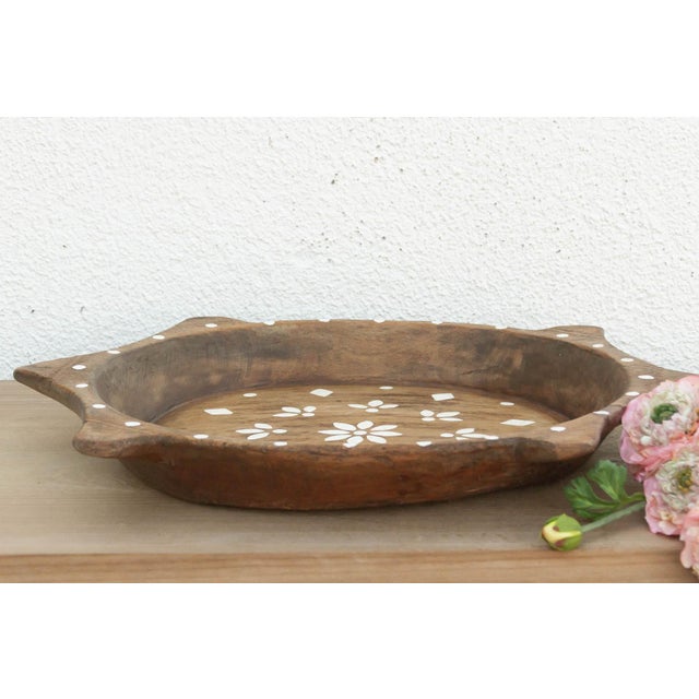 This vintage bowl is a beautiful conversation between the past and the present. The vessel itself is a vintage, hand-...