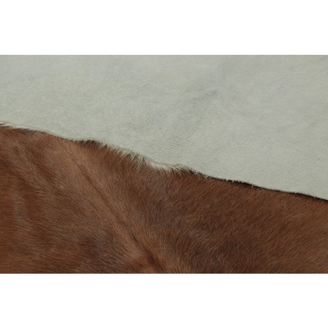 Rug & Kilim’s Contemporary Cowhide Rug in Ombre Brown & Black Tones For Sale - Image 9 of 9