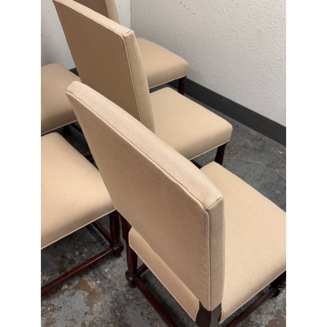 Restoration Hardware Empire Parsons Back Dining Chairs, Set of Six For Sale - Image 9 of 12