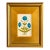 Original Hand-Painted Blue Floral Motif Painting in a Plein Air Frame For Sale