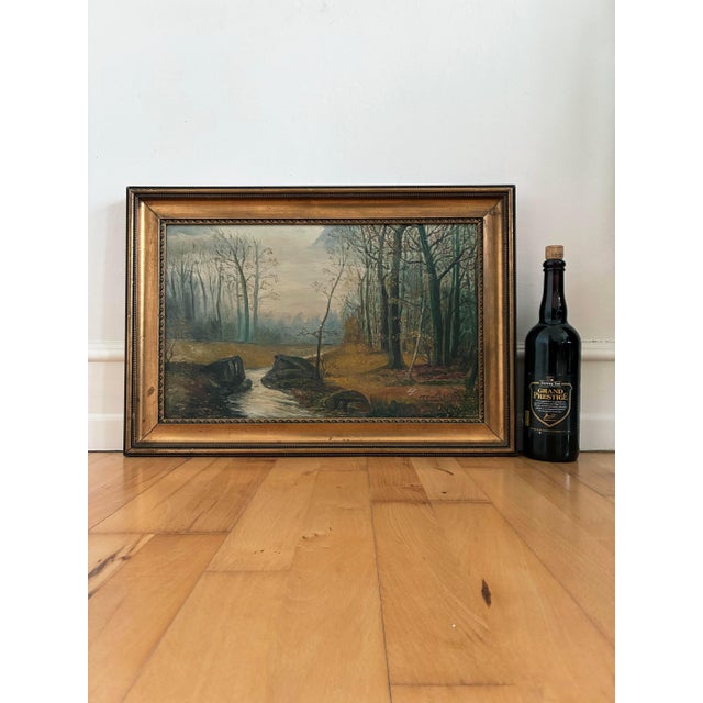 Forest Landscape, 1910, Oil Painting, Framed For Sale - Image 12 of 15