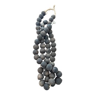 Pair of Vintage African Clay Bead Strands For Sale