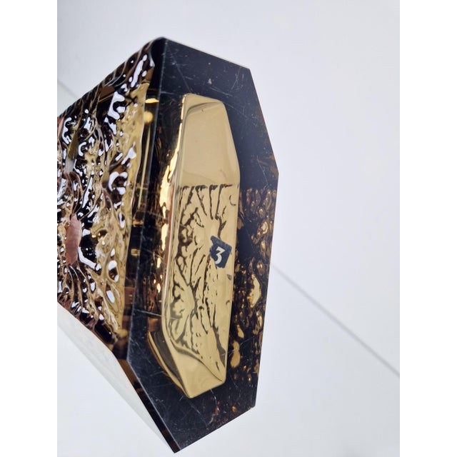 Vintage Czech Art Cut Glass Vase by Václav Hanuš for Desná Glassworks, 1970s For Sale - Image 8 of 9