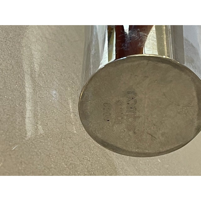 Metal Nambe Studio Vase Silver Metal Alloy Model 6070 1994 For Sale - Image 7 of 9