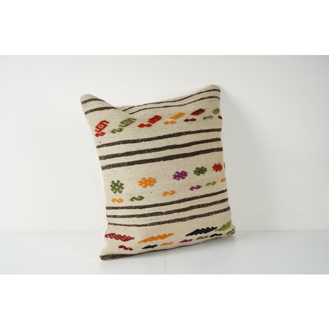 Handmade Turkish Rug Pillow Covers • Vintage Rug Decor Elevate your home decor with these exquisite 24" x 24" pillow...