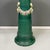 Gold Italian Imperial Style Green Ceramic Columns, 1930s, Set of 2 For Sale - Image 8 of 17