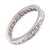 Metal Tiffany & Co Platinum Diamond Full Circle Eternity Band Ring For Sale - Image 7 of 10