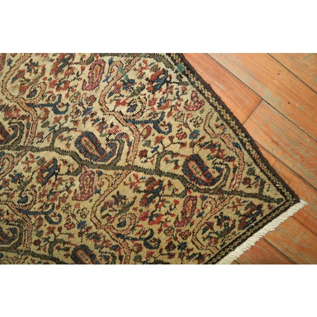 Early 20th Century Zabihi Collection Persian Square Mini Rug - 1'10" x 2'4" For Sale In New York - Image 6 of 7