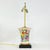 Vintage Floral Hand-Painted Brunschwig & Fils Wooden Table Lamps With Green Faux Marble Bases - a Pair For Sale - Image 9 of 18