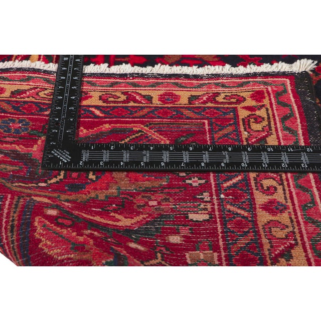 Mid 20th Century Vintage Persian Malayer Rug - 10'01 X 13'06 For Sale - Image 5 of 8