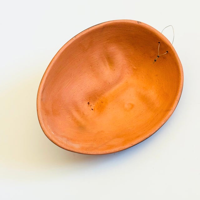Vintage Terra Cotta Mask Wall Hanging For Sale - Image 9 of 9