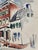 Rustic Henry Emil Salloch Original Watercolor on Paper Urban Townscape. For Sale - Image 3 of 7