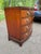 Late 20th Century Georgian-Style Bowfront Flame Mahogany Chest of Drawers by Baker Furniture. For Sale In Washington DC - Image 6 of 17
