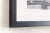 Black Vintage Original Artwork Signed by Artist Gihachiro Okuyama Framed Woodblock Print Titled "Shōren-in Temple" For Sale - Image 8 of 9