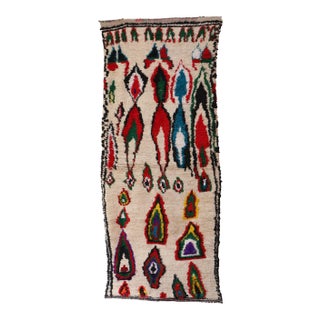 Abstract Moroccan Vintage Rug For Sale