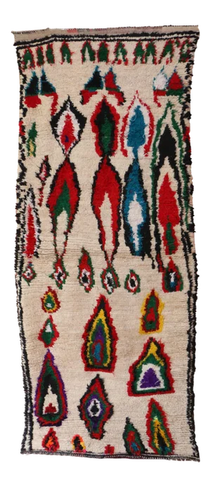 Abstract Moroccan Vintage Rug