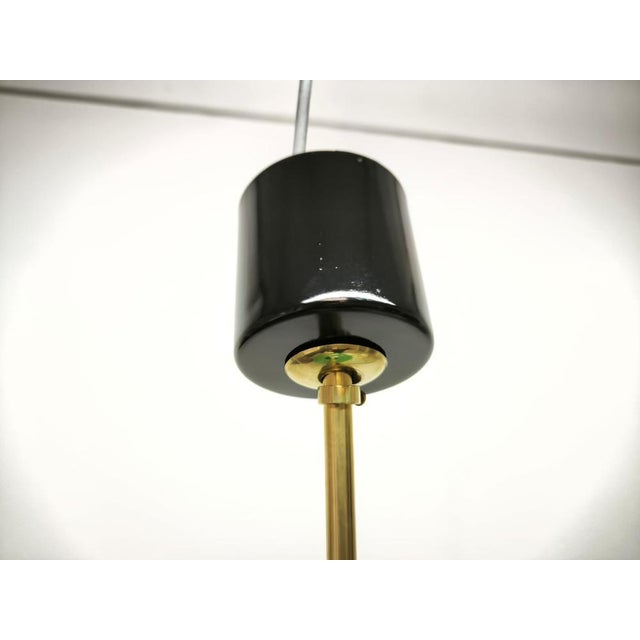 Metal Vintage Suspension Lamp, 1950s For Sale - Image 7 of 13