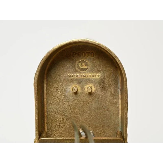 1950s Murano Glass and Brass Flower Sconces from Barovier - Set of 2 For Sale - Image 11 of 18