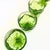 Green 1970s Mid Century Modern Green Textured Coupe Cocktail Glasses - "Green Cabaret" by Tiffin Franciscan - Set of 5 For Sale - Image 8 of 9