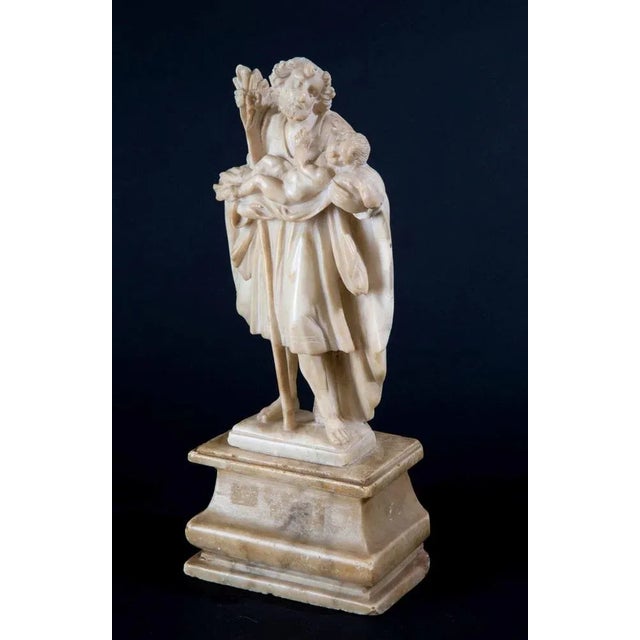 Saint Christopher, 18th Century, Marble Sculpture For Sale - Image 4 of 6