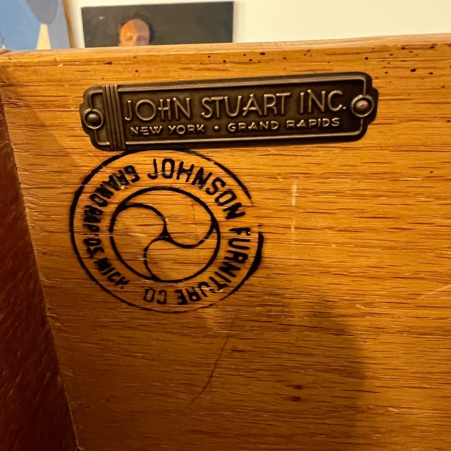 Paul Frankl for John Stuart Tall Dresser For Sale - Image 10 of 12