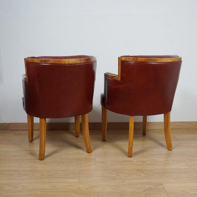 Art Deco Chairs by Harry & Lou Epstein, 1930s, Set of 2 For Sale - Image 6 of 10