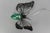 Mid-Century Modern Metal and Green Murano Glass Wall Lamp Butterfly, Italy, 1960s For Sale - Image 12 of 18