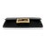 Fendi Black Calfskin Mini Flat Baguette with Strap For Sale - Image 4 of 7