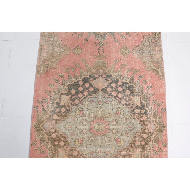 1960s Mid 20th Century Long Turkish Area Runner For Sale - Image 5 of 9