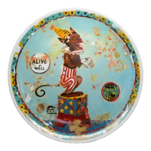 Michael Ray Charles Swid Powell the Side Dish 1996 Porcelain Wall Plate