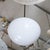 Obsolete lighting opaline glass pendant For Sale - Image 4 of 7