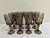 A striking vintage find for the collector of mid-century glassware — this set of twelve Fostoria goblets features paneled...