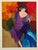 Mid-Century Modern Itzchak Isaac Tarkay, Fauvsim, "Femme Fatale" Signed and Numbered Silkscreen, 20th C. For Sale - Image 3 of 9