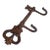 1990's Metal Key Hook For Sale