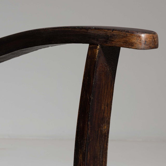 19th Century France Gray Wood Armchair For Sale - Image 9 of 10