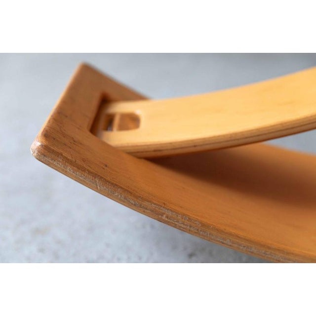 Yellow Vintage Child's Rocking Horse Chair For Sale - Image 8 of 16