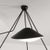 Metal Modern Black Five Curved Fixed Arms Spider Ceiling Lamp from Serge Mouille For Sale - Image 7 of 12