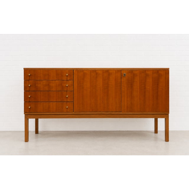 Mid-Century Modern Mid Century Modern Teak Credenza C. 1960’s | Scandinavian Danish Modern Sideboard For Sale - Image 3 of 14