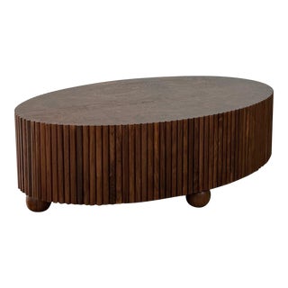 Walnut Burl Coffee Table - One of One For Sale