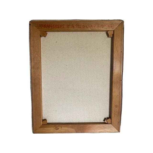 Vintage Oil on Canvas Painting of Botanical Still Life, Signed Fredrick Childs For Sale In Philadelphia - Image 6 of 7